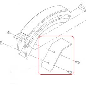 100-6275-03 Toro Dingo PLATE-6 INCH